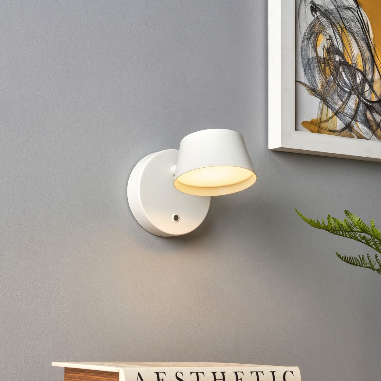 Austin Led 1.5W Cct Rechargeable Wall Light White