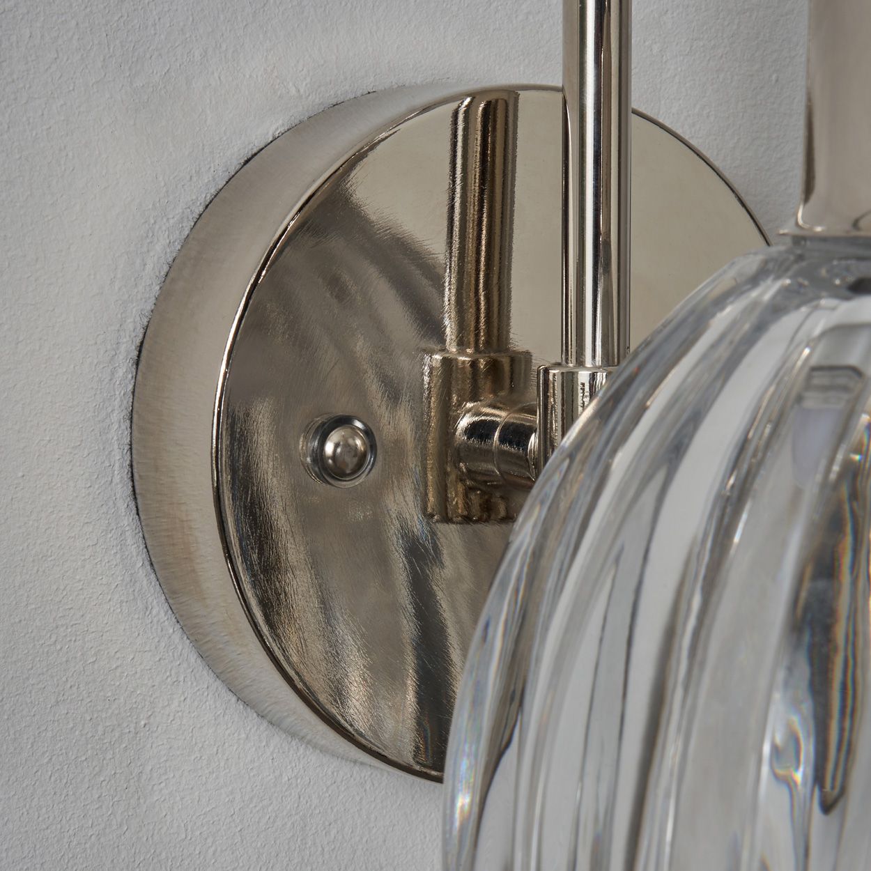 Cowley Led 1.5W Rechargeable Wall Light Nickel