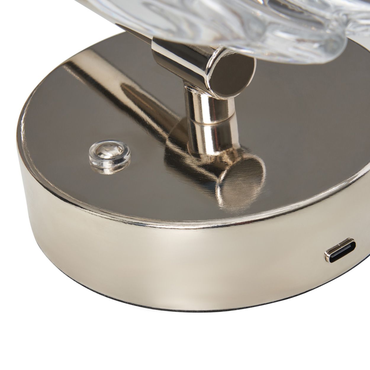 Cowley Led 1.5W Rechargeable Wall Light Nickel