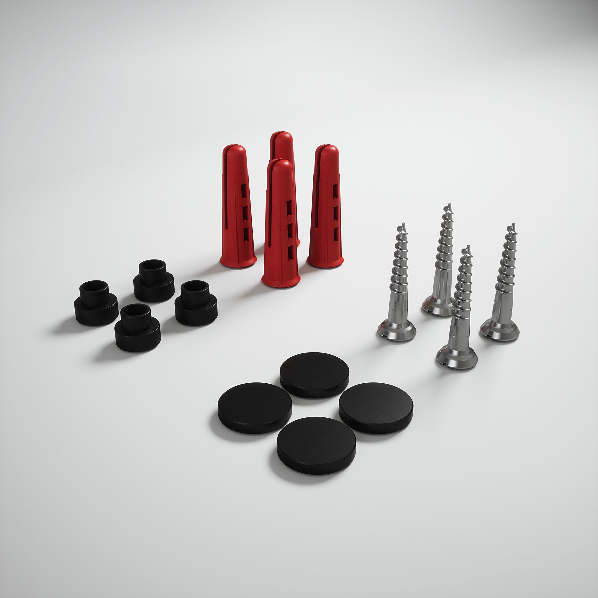 Clear Glass Splashback Matt Black 250x500mm