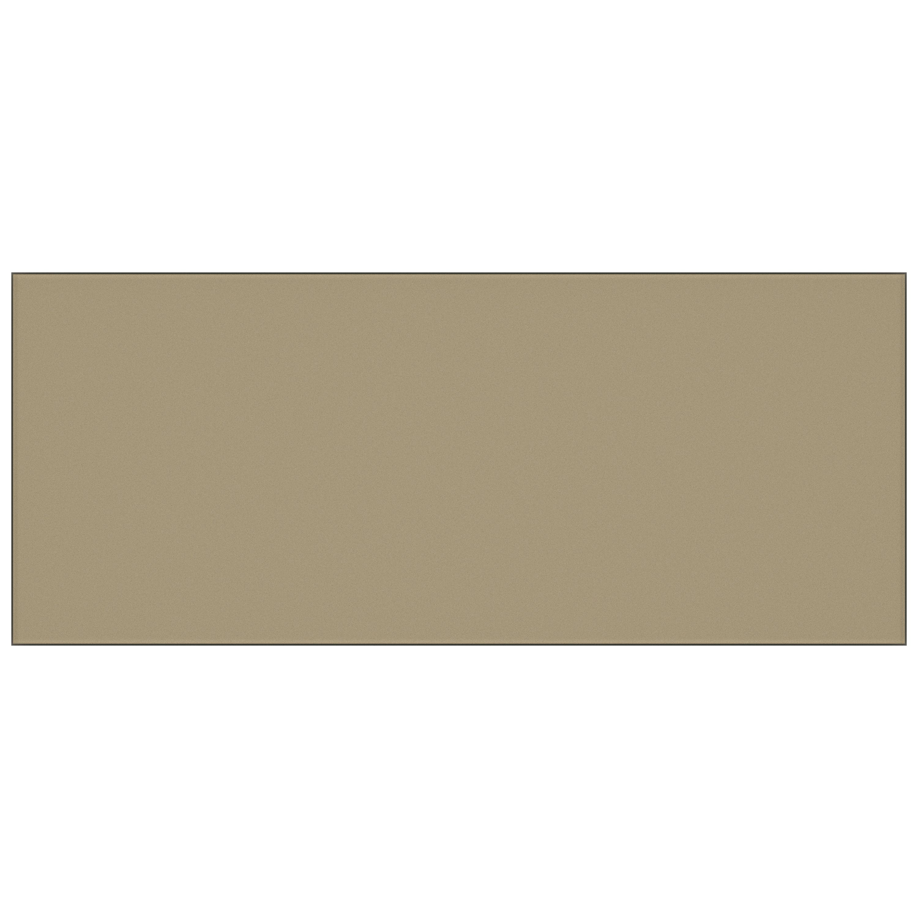 Light Gold Glass Bathroom Splashback 250x600mm