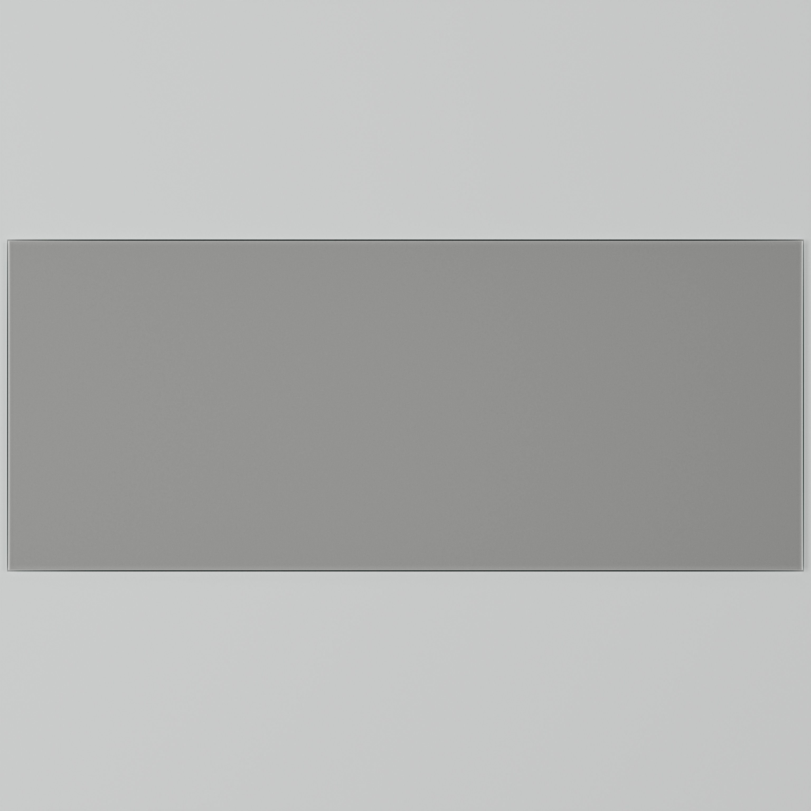 Matt Grey Glass Bathroom Splashback 250x600mm