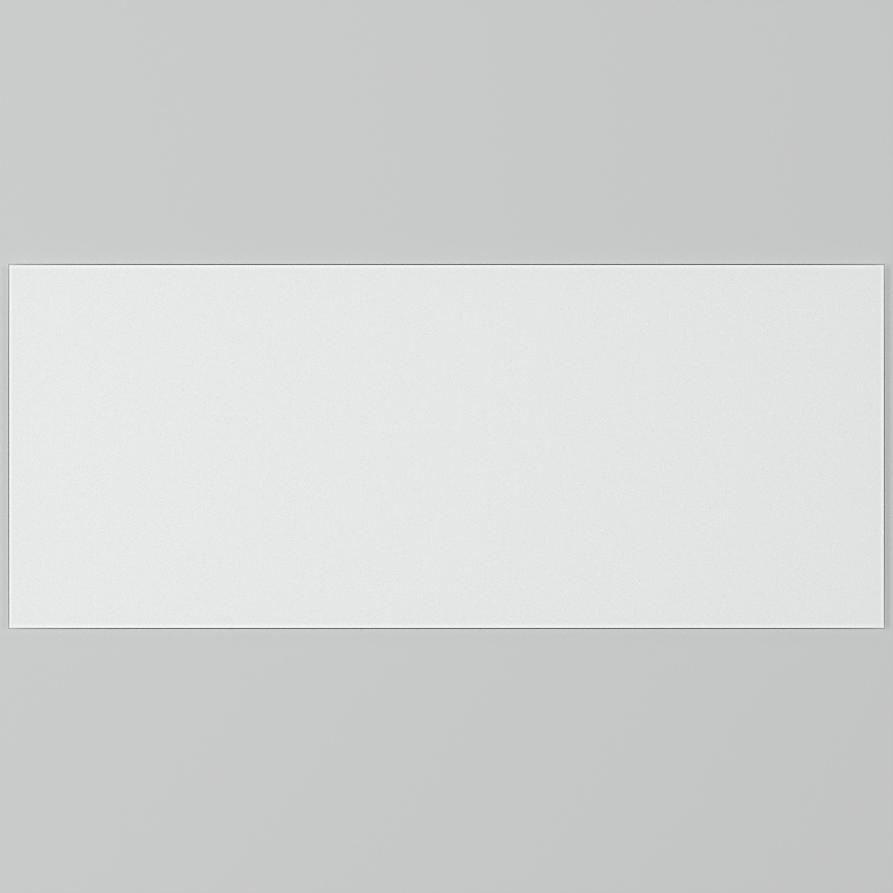 Matt White Glass Bathroom Splashback 250x500mm