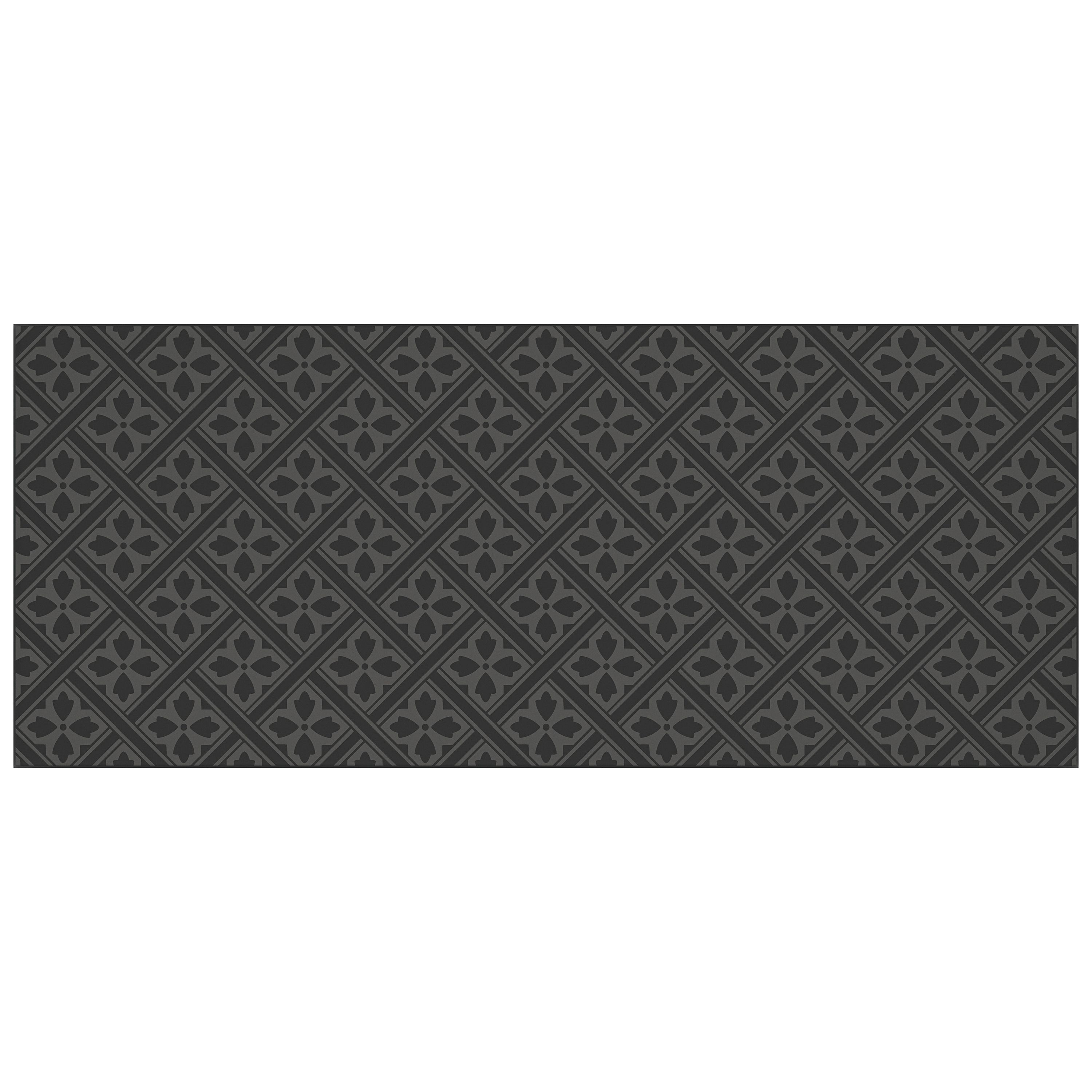 Laura Ashley Mr Jones Charcoal Splashback 25x60cm