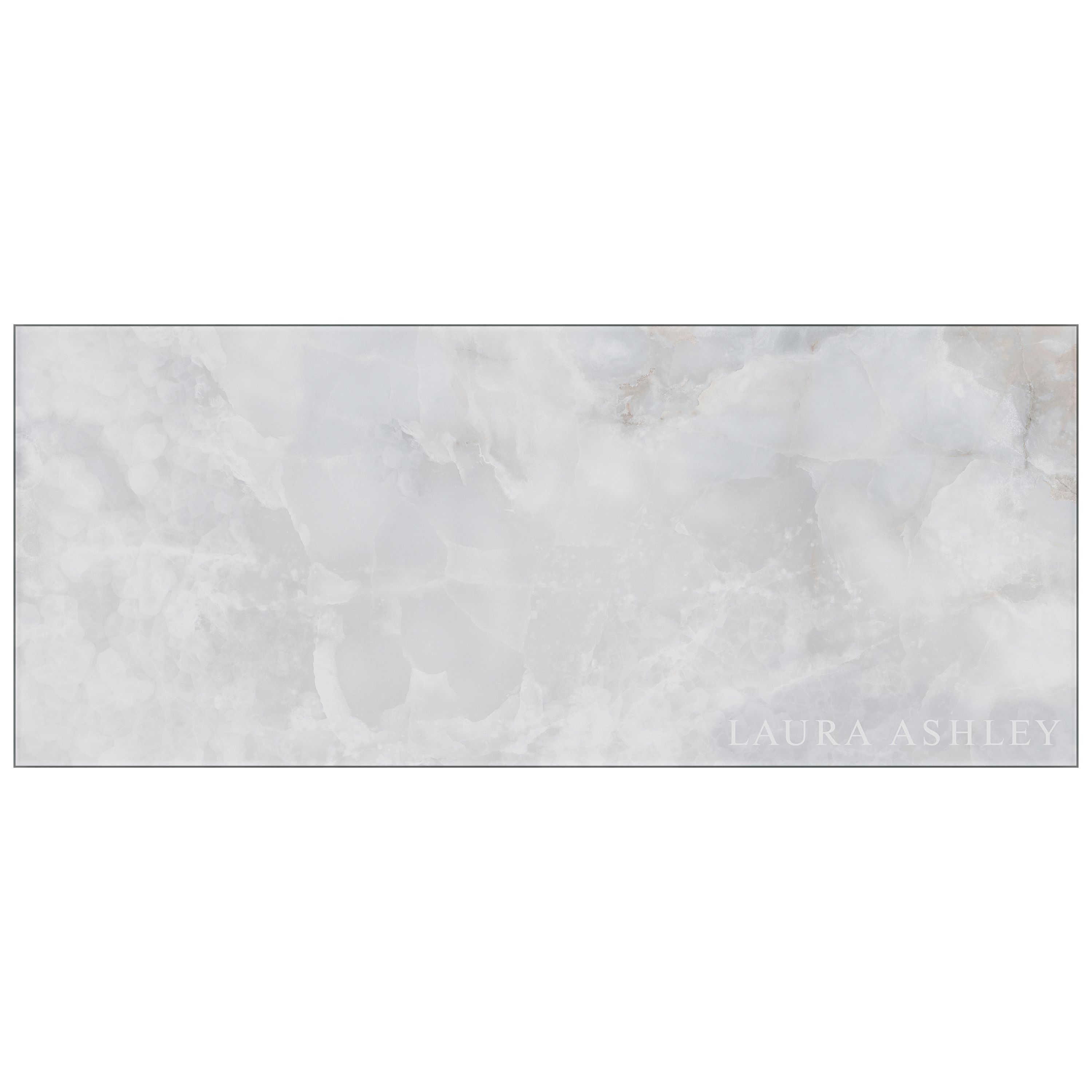 Laura Ashley Onyx Dove Grey Splashback 25x60cm