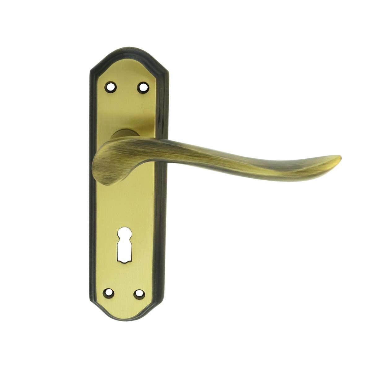 Lytham Lever On Backplate Lock 57Mm 