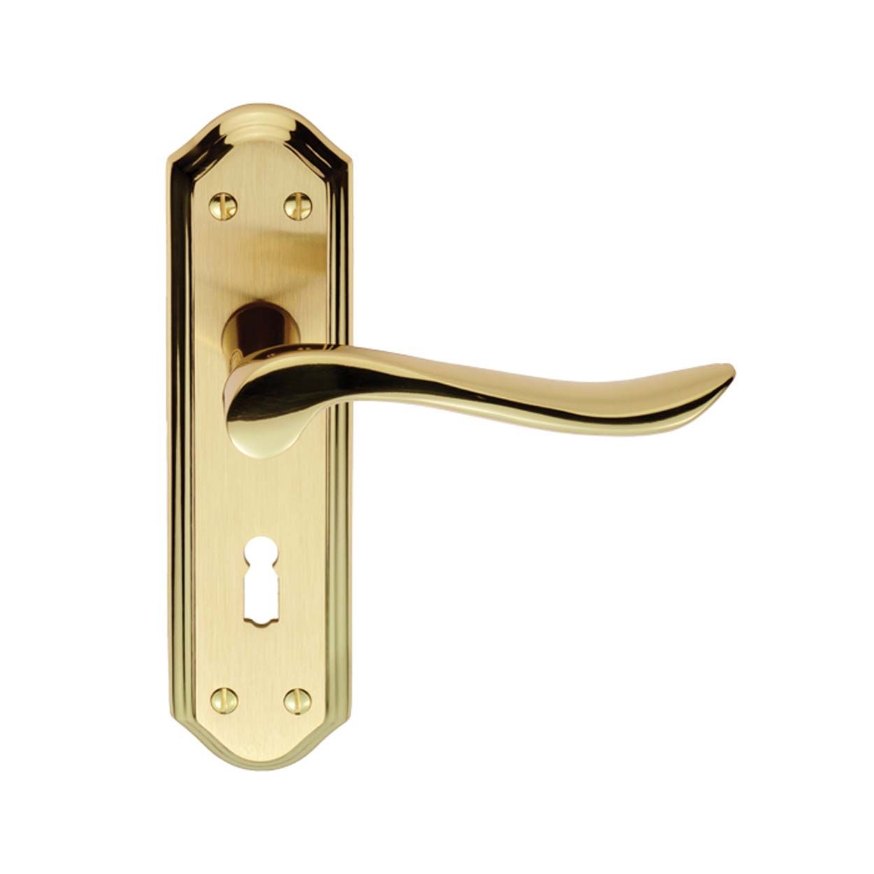 Lytham Lever On Backplate Lock 57Mm