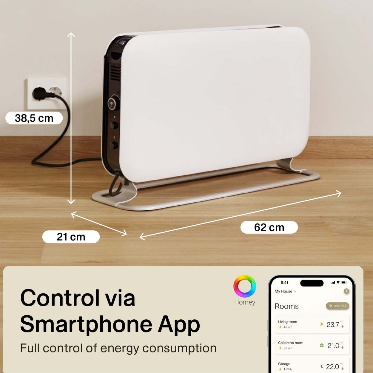 Mill WiFi Portable Heater 1200W