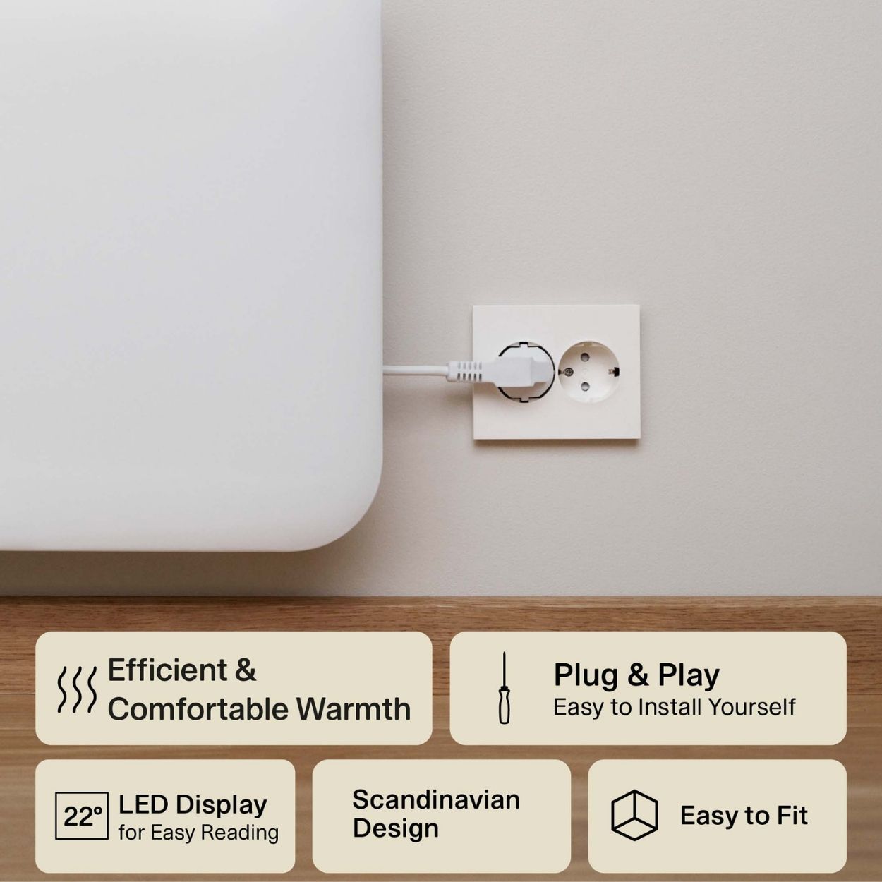 Mill Invisible Panel Heater 250W