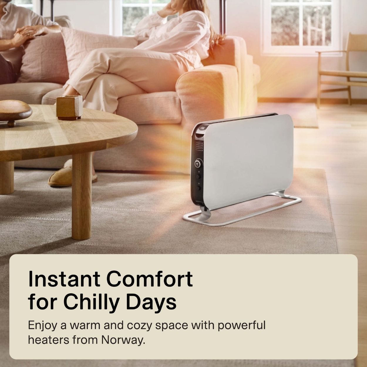 Mill Instant Portable Heater 2000W LED