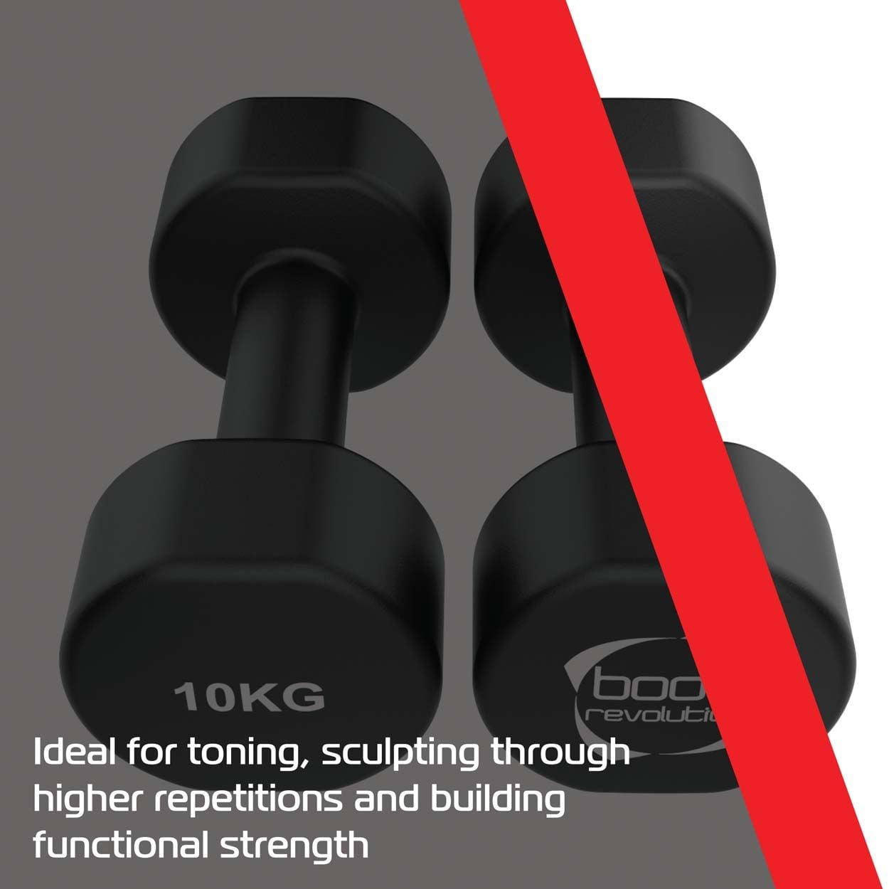 Neoprene Dumbbells 2x10KG