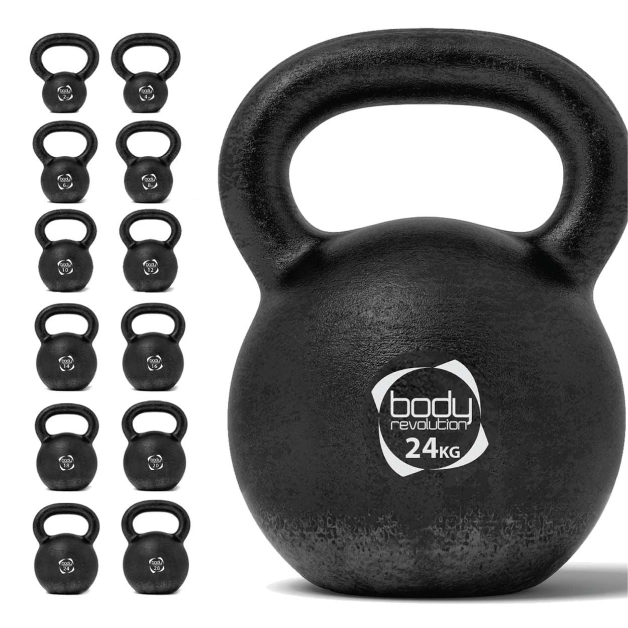 Body Revolution 24 kg Cast Iron Kettlebell