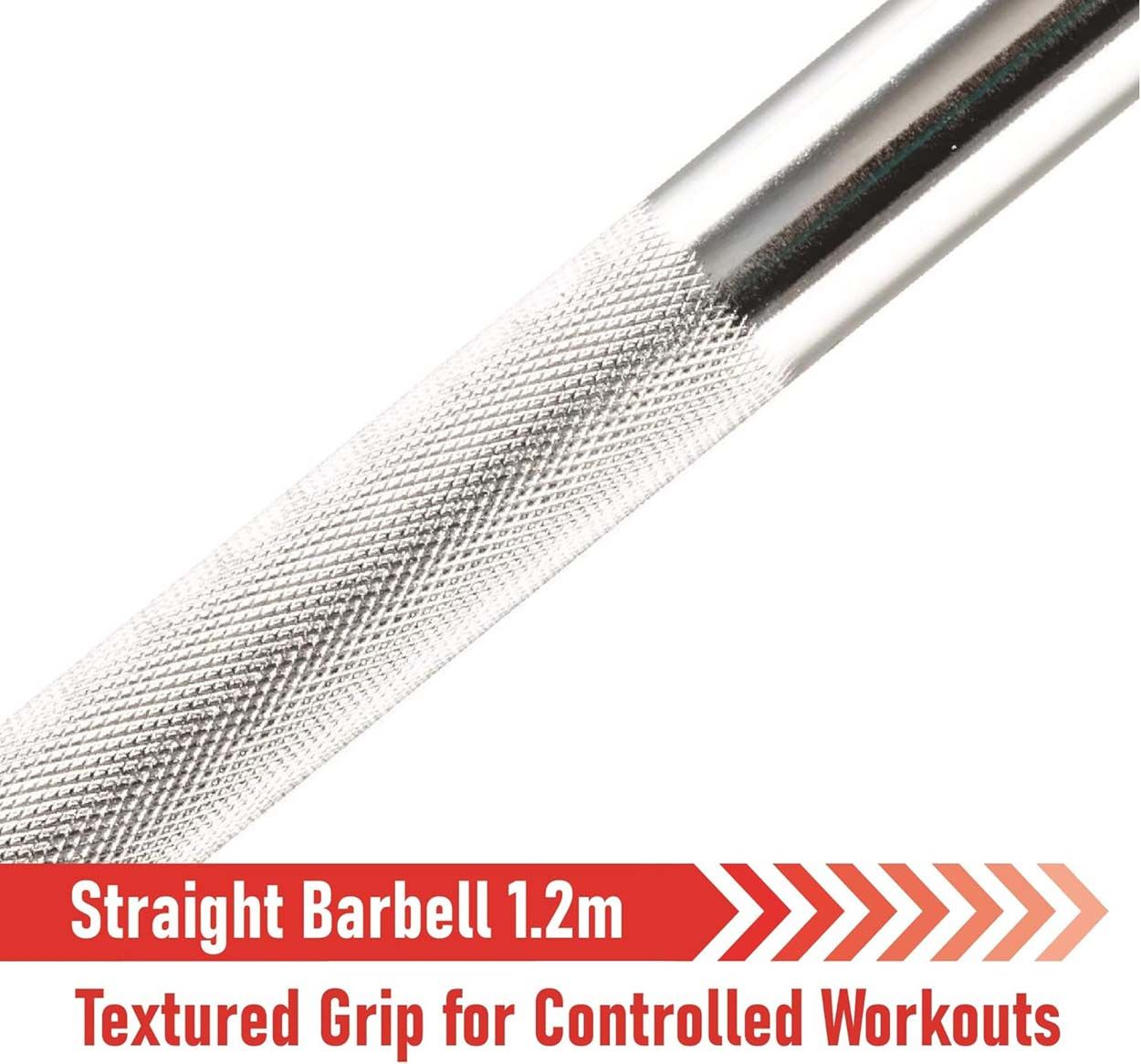 Body Revolution Straight Barbell Bar - 1" Standard 1.2m
