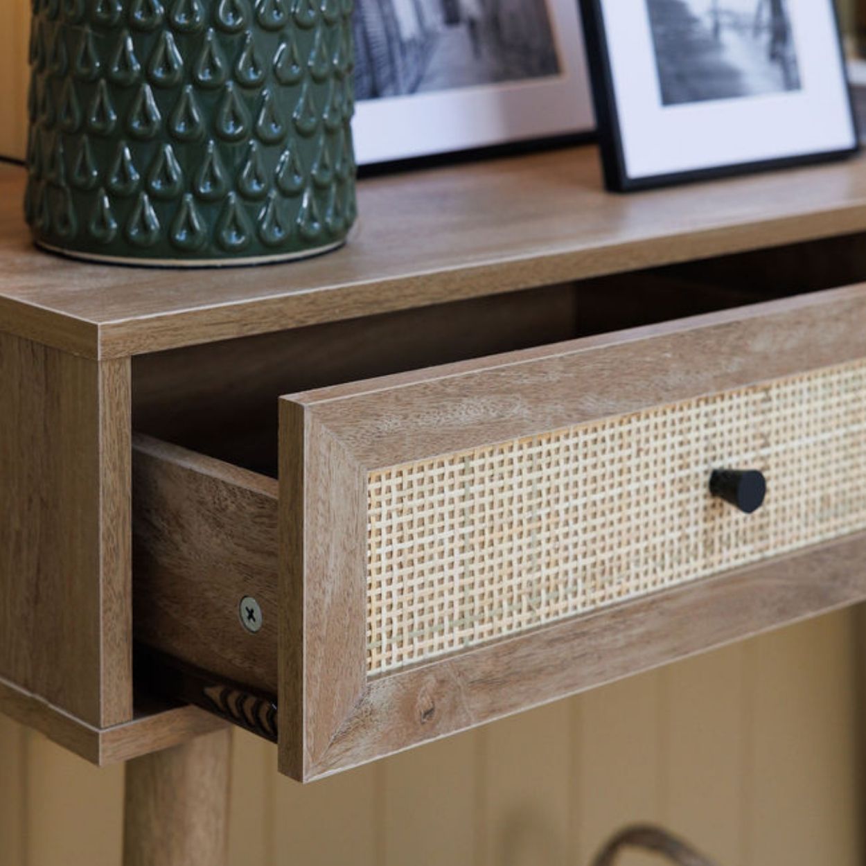 Verona Rattan Console Table