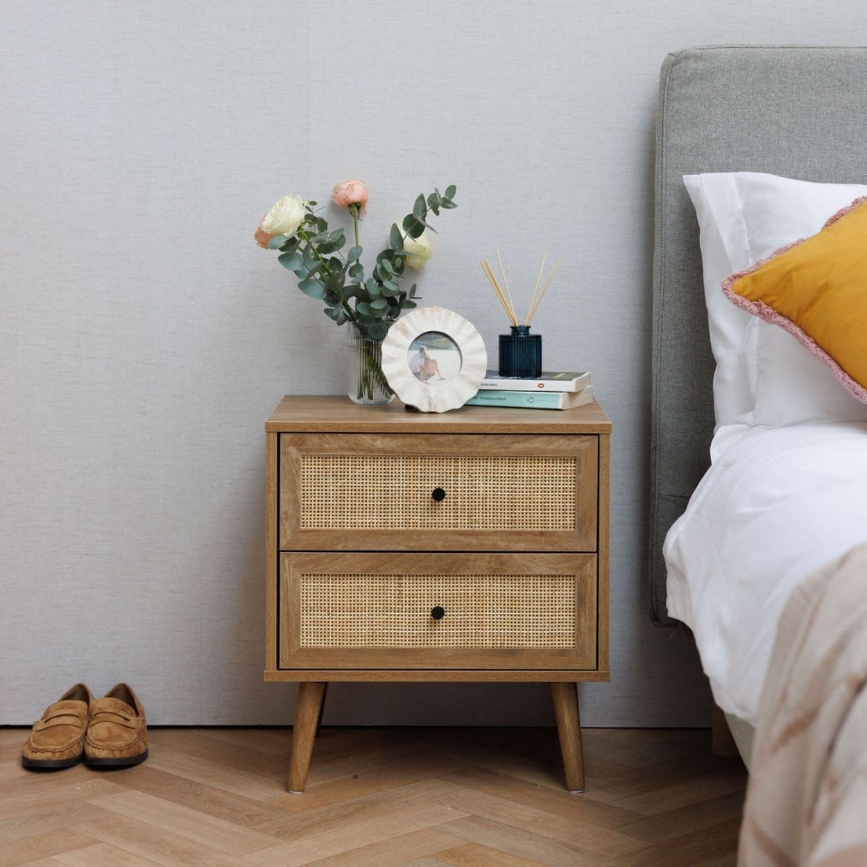 Verona Rattan Nightstand