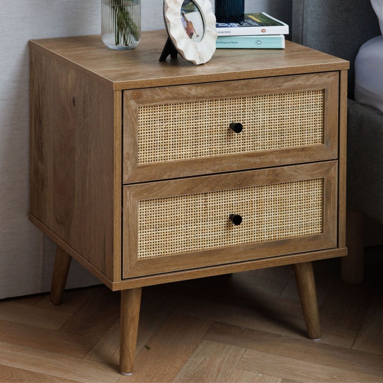 Verona Rattan Nightstand