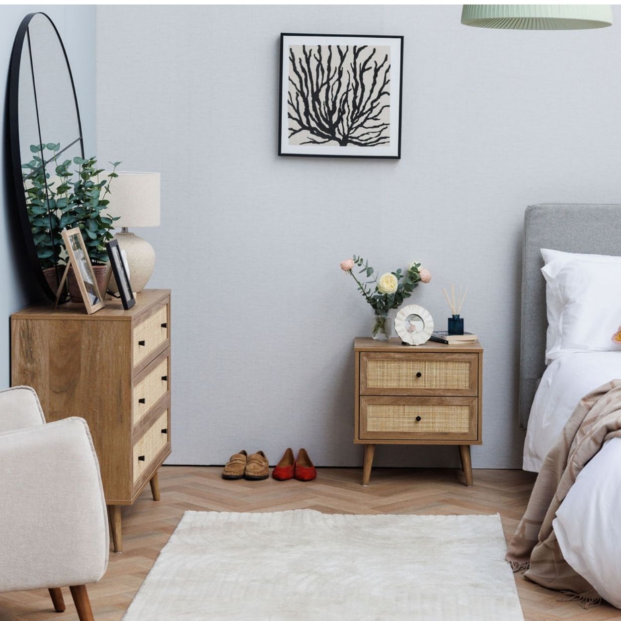 Verona Rattan Nightstand