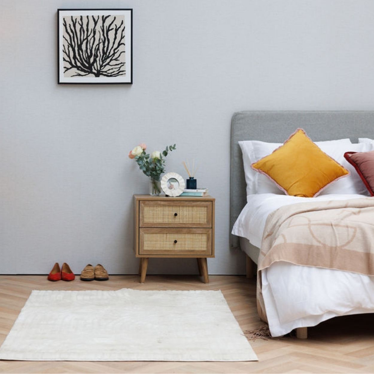 Verona Rattan Nightstand