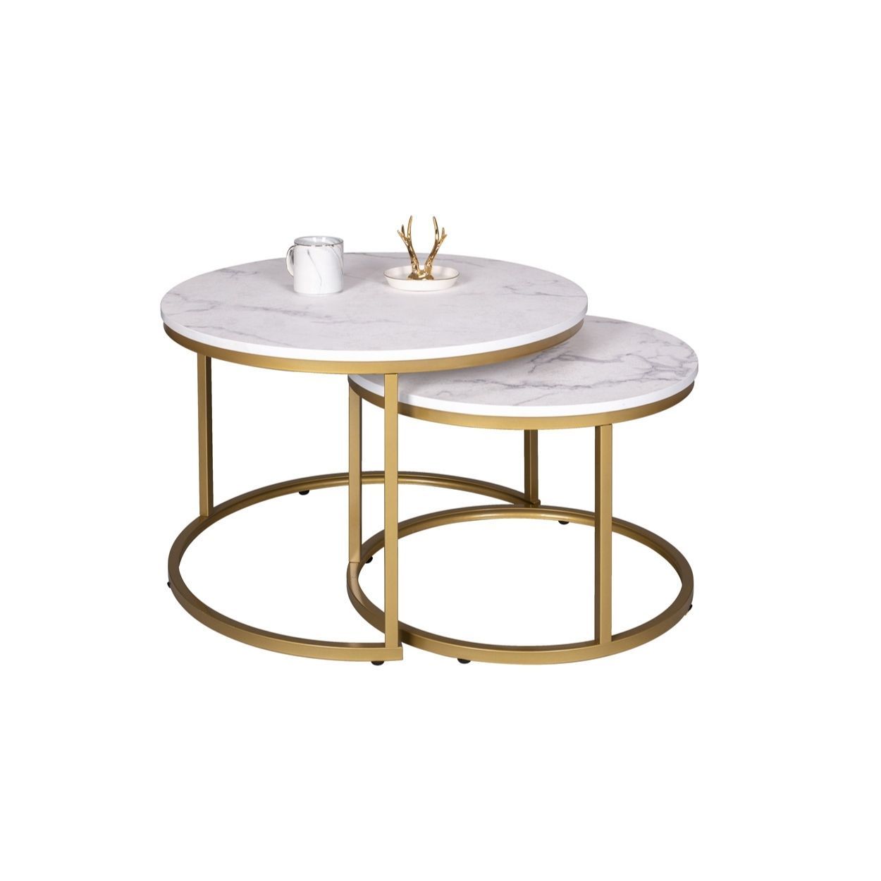 Gold marble effect Coffee table