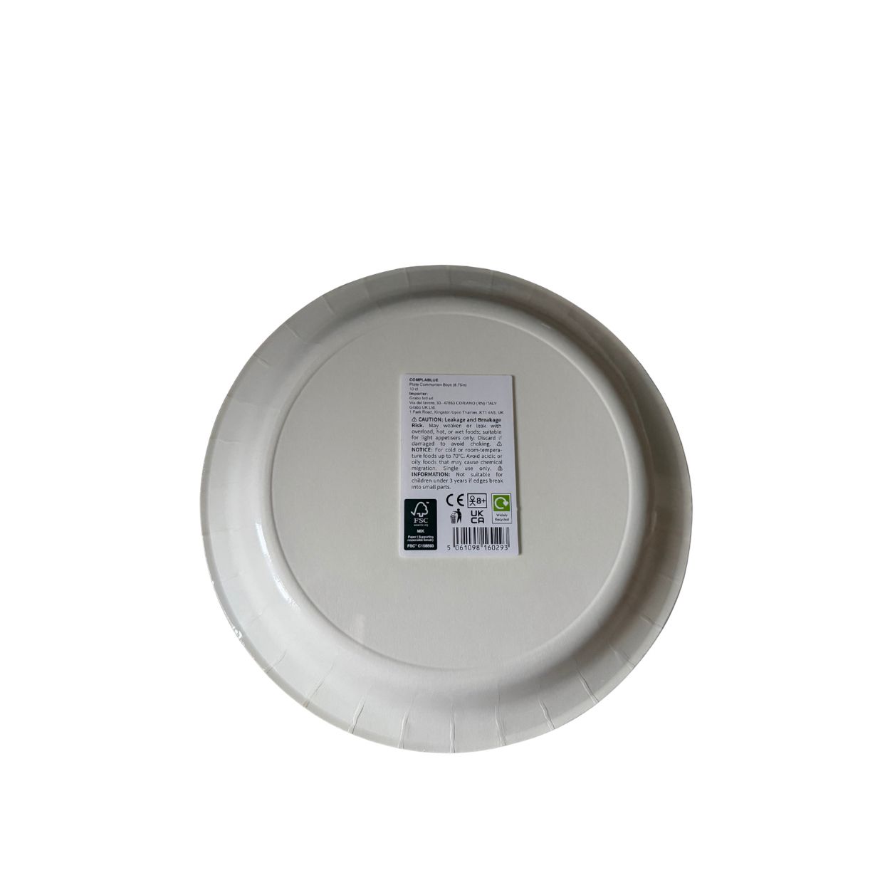 Communion Plate Blue 22cm 10pcs