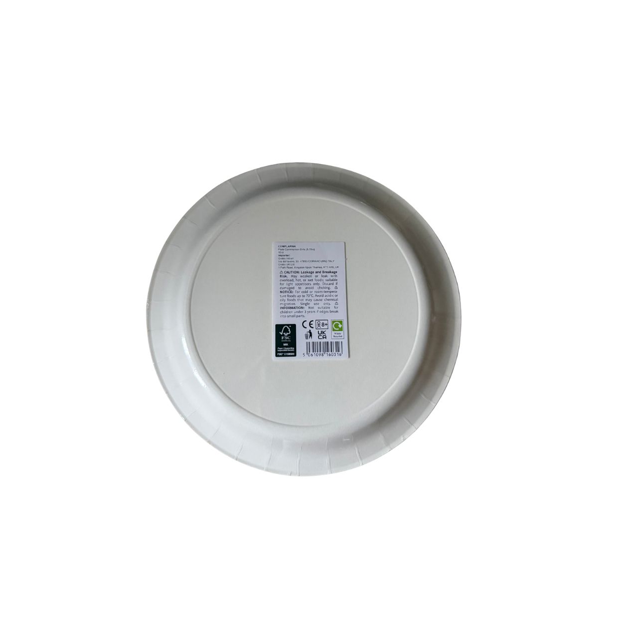 Communion Plate Pink 22cm 10pcs