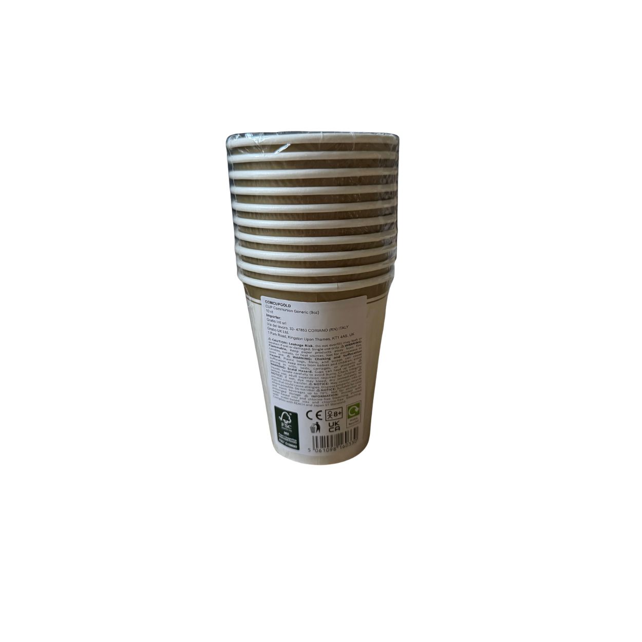 Communion Cup Gold 260ml 10pcs