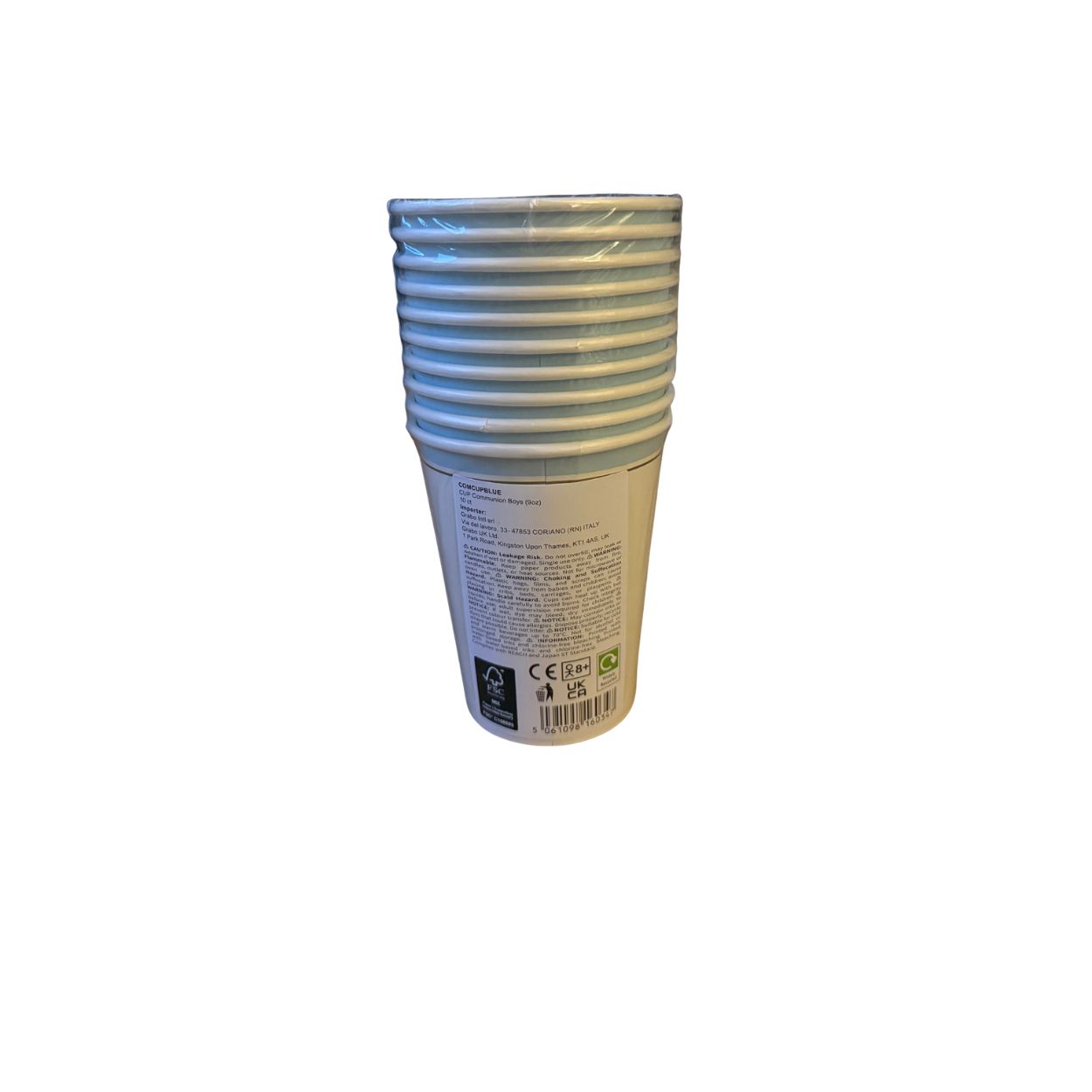 Communion Cup Blue 260ml 10pcs