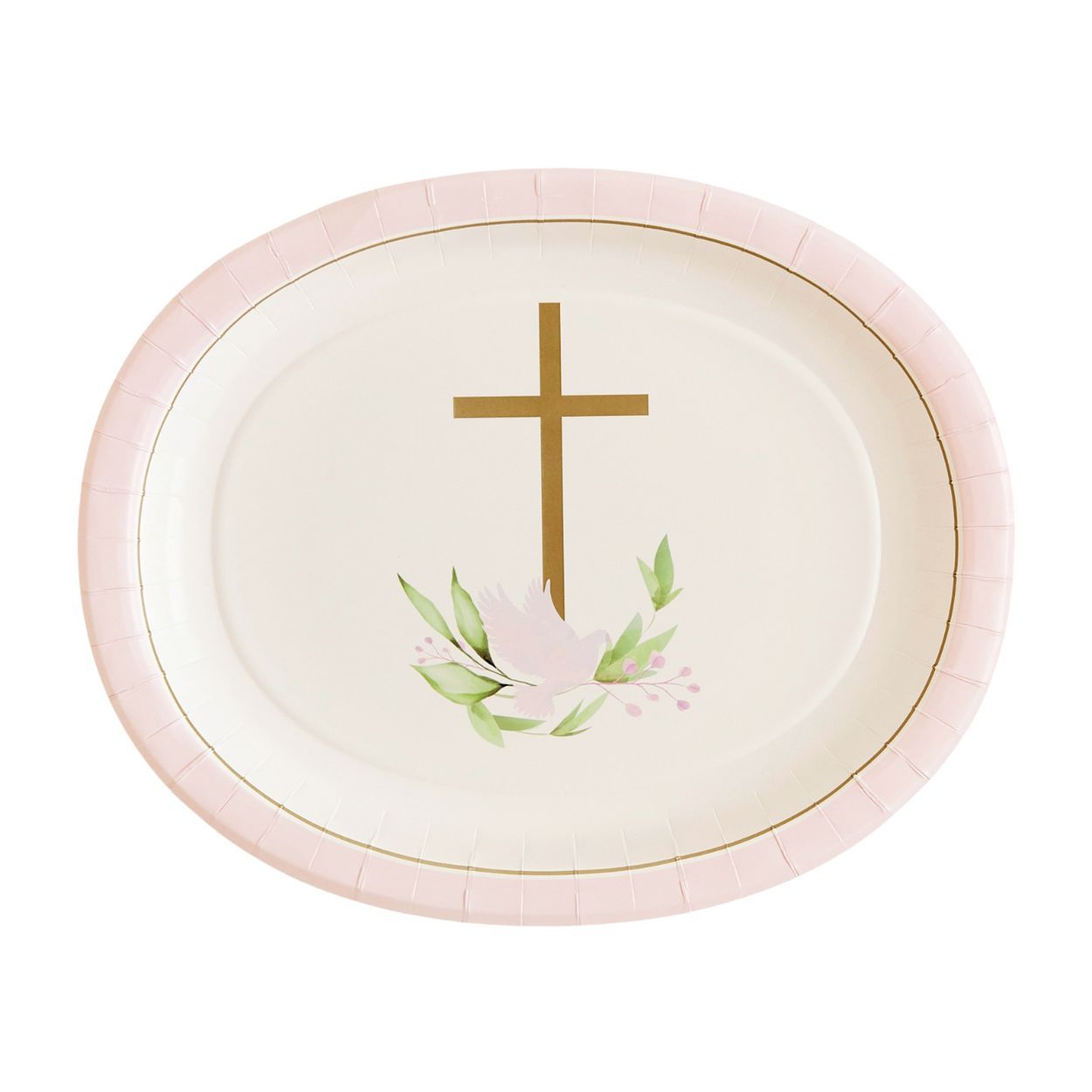 Communion Platter Pink 31cm 5Pcs