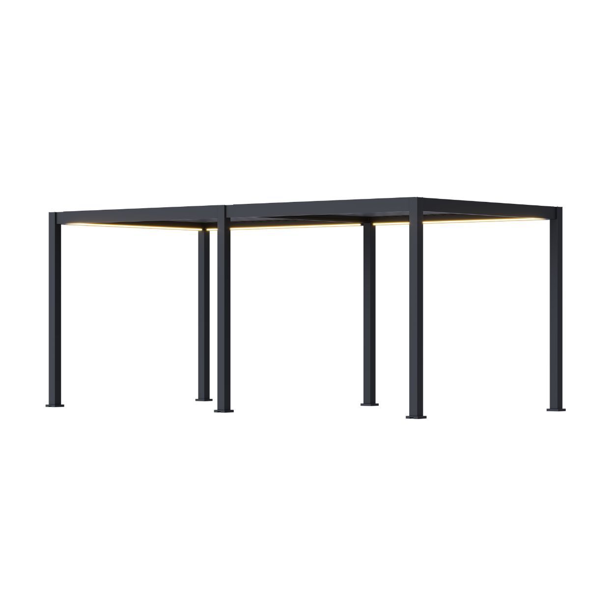 Neo Louvered 6x3m Pergola with LED Lighting