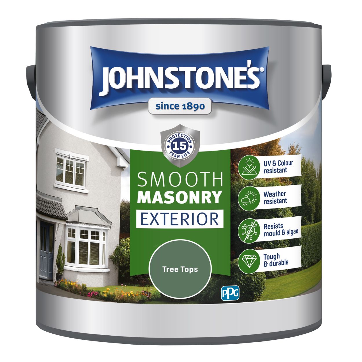 Johnstone's Smooth Masonry Tree Tops 2.5ltr