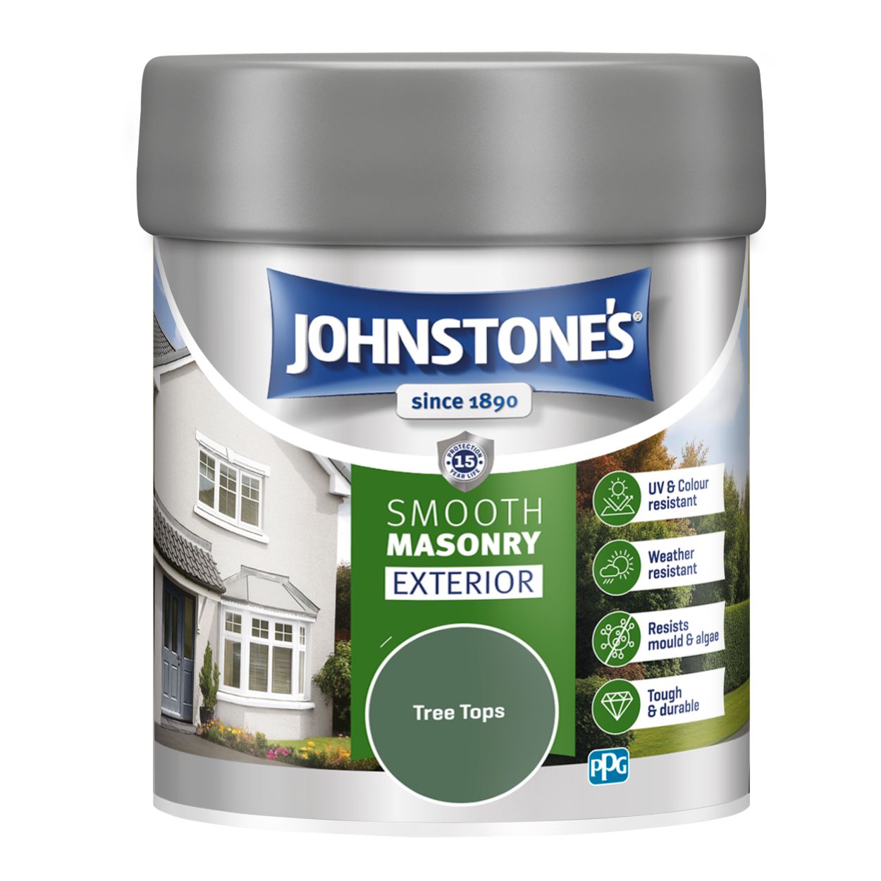 Johnstone's Smooth Masonry Tree Tops 225ml