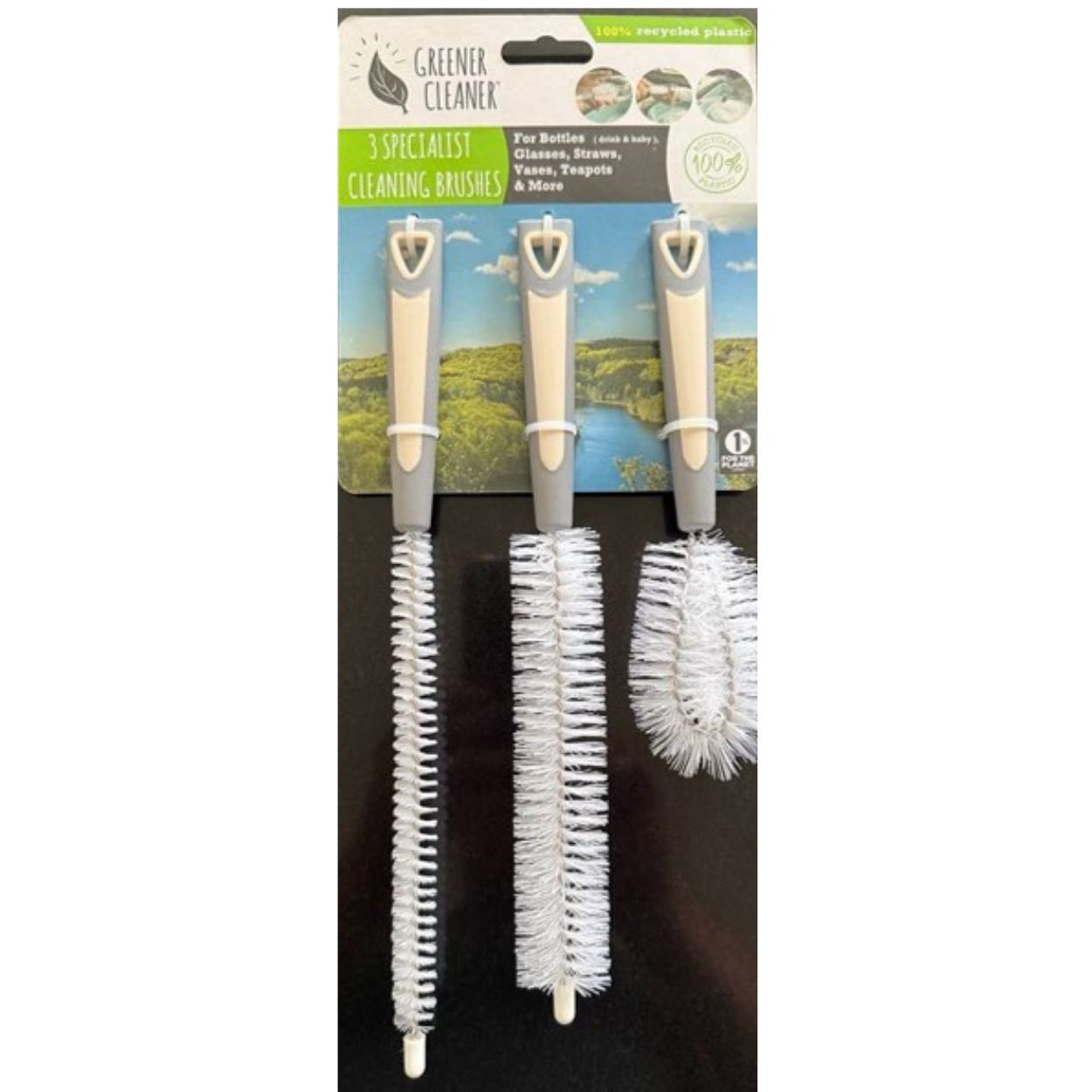 Greener Cleaner 3 Specialist Cleaning Brushses