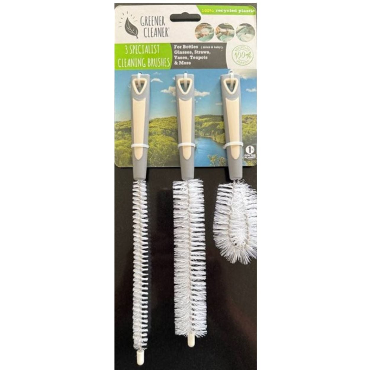 Greener Cleaner 3 Specialist Cleaning Brushses