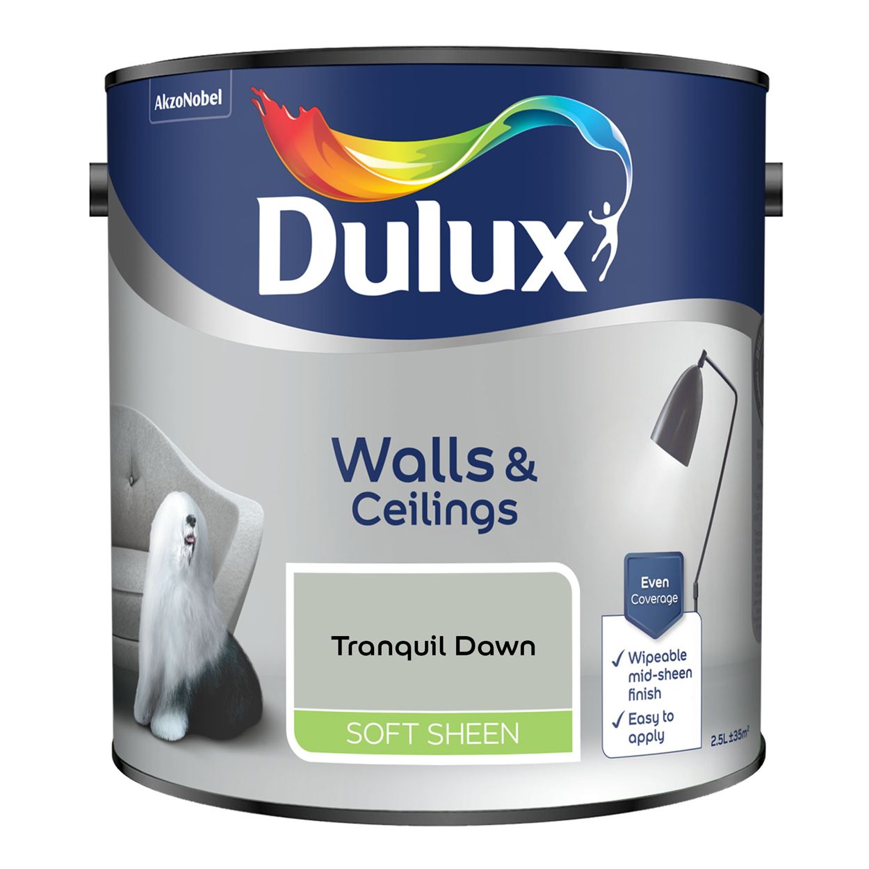 Dulux Walls & Ceilings Soft Sheen Tranquil Dawn 2.5L