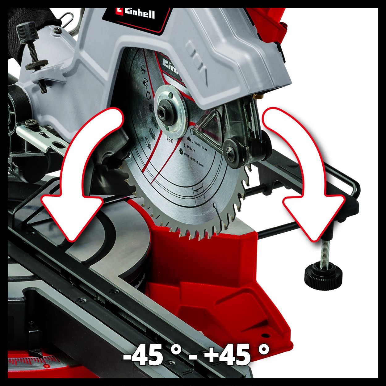 Einhell Dual Sliding Mitre Saw Corded 230v