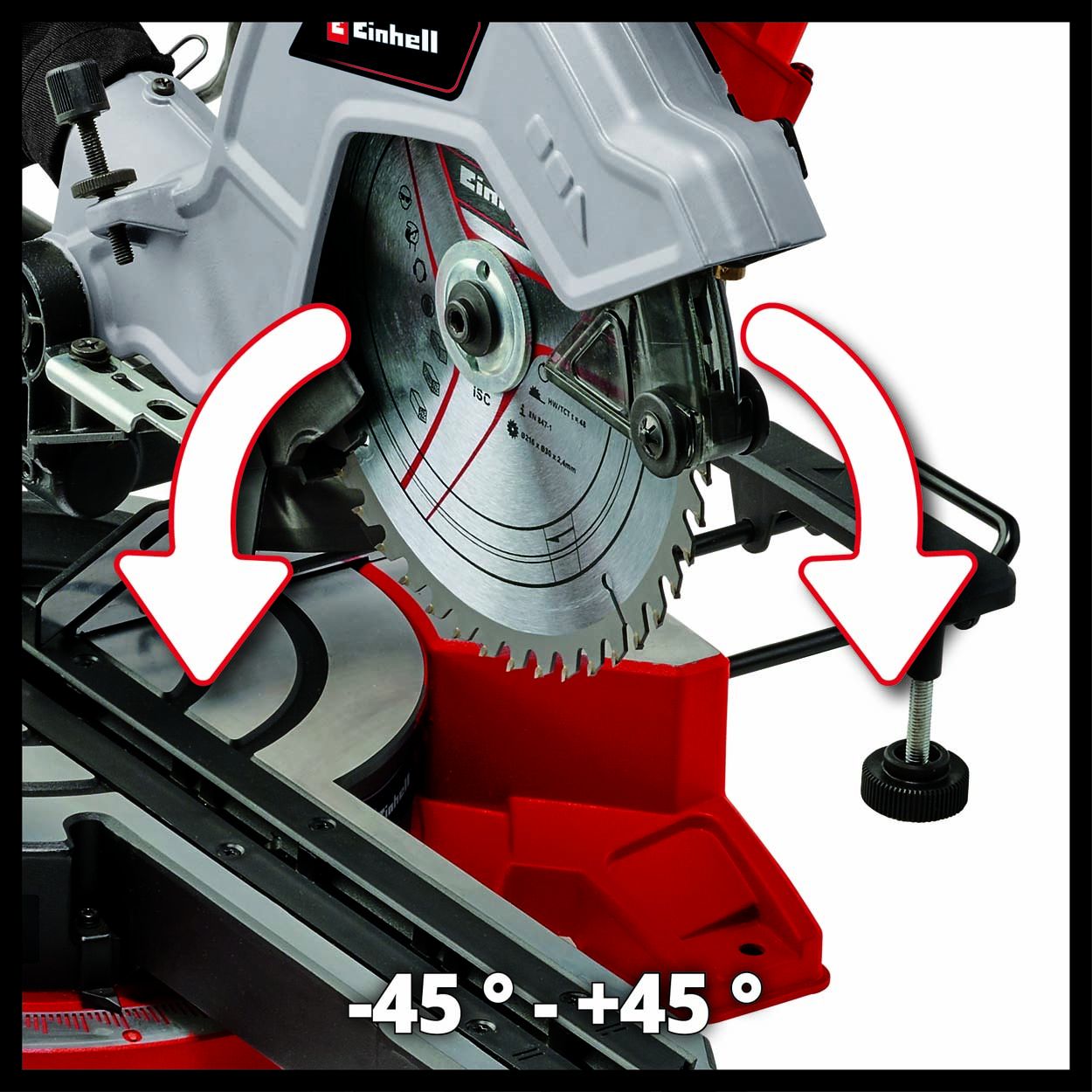 Einhell Dual Sliding Mitre Saw Corded 230v