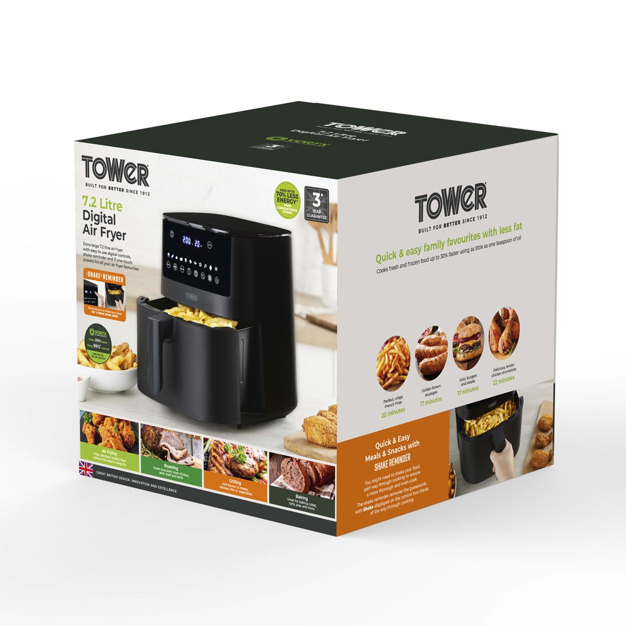 Vortx 7.2L Digital Air Fryer