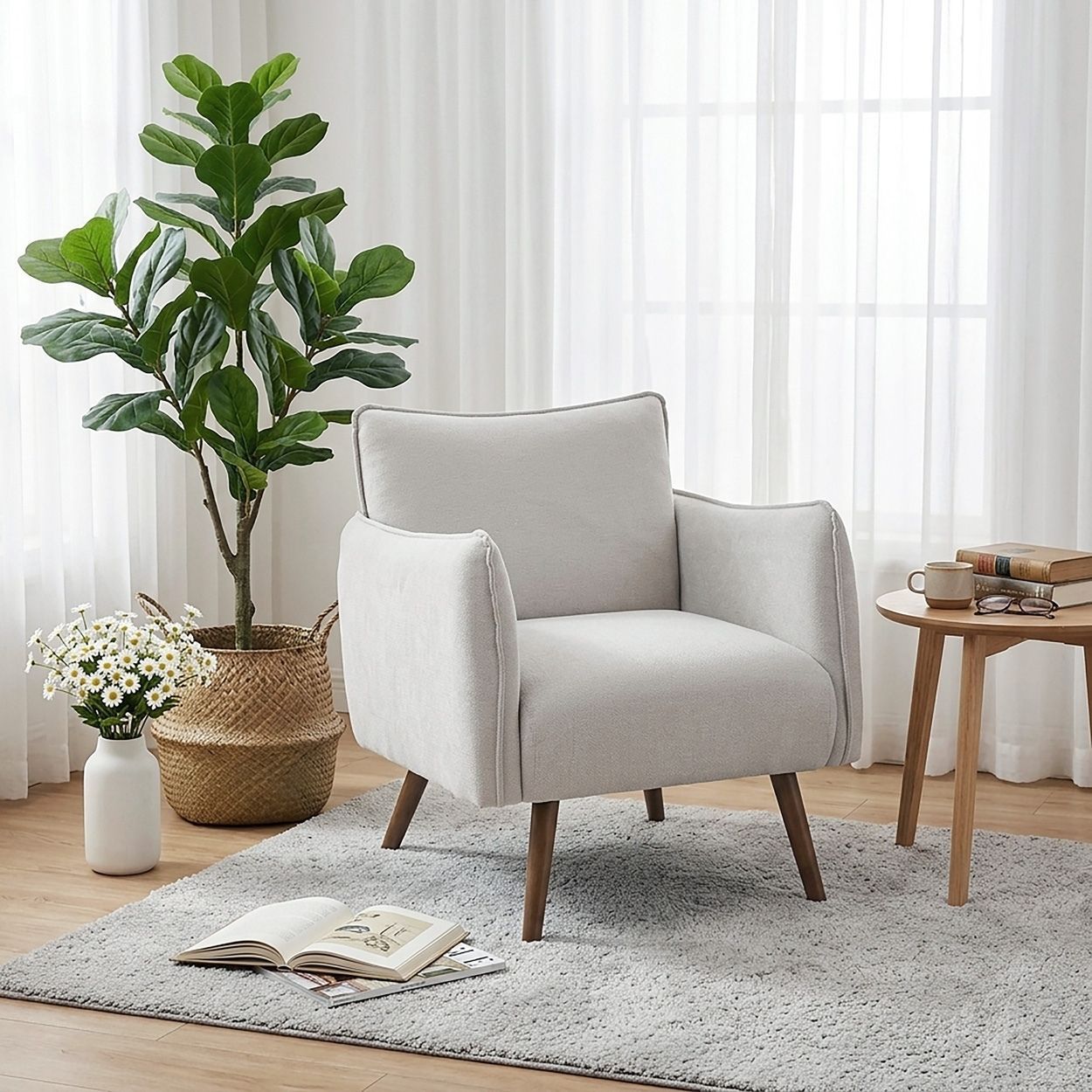 Premium Armchair Natural