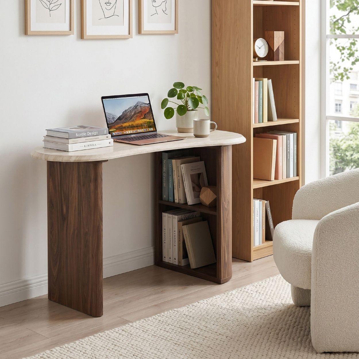 Premium Desk Walnut