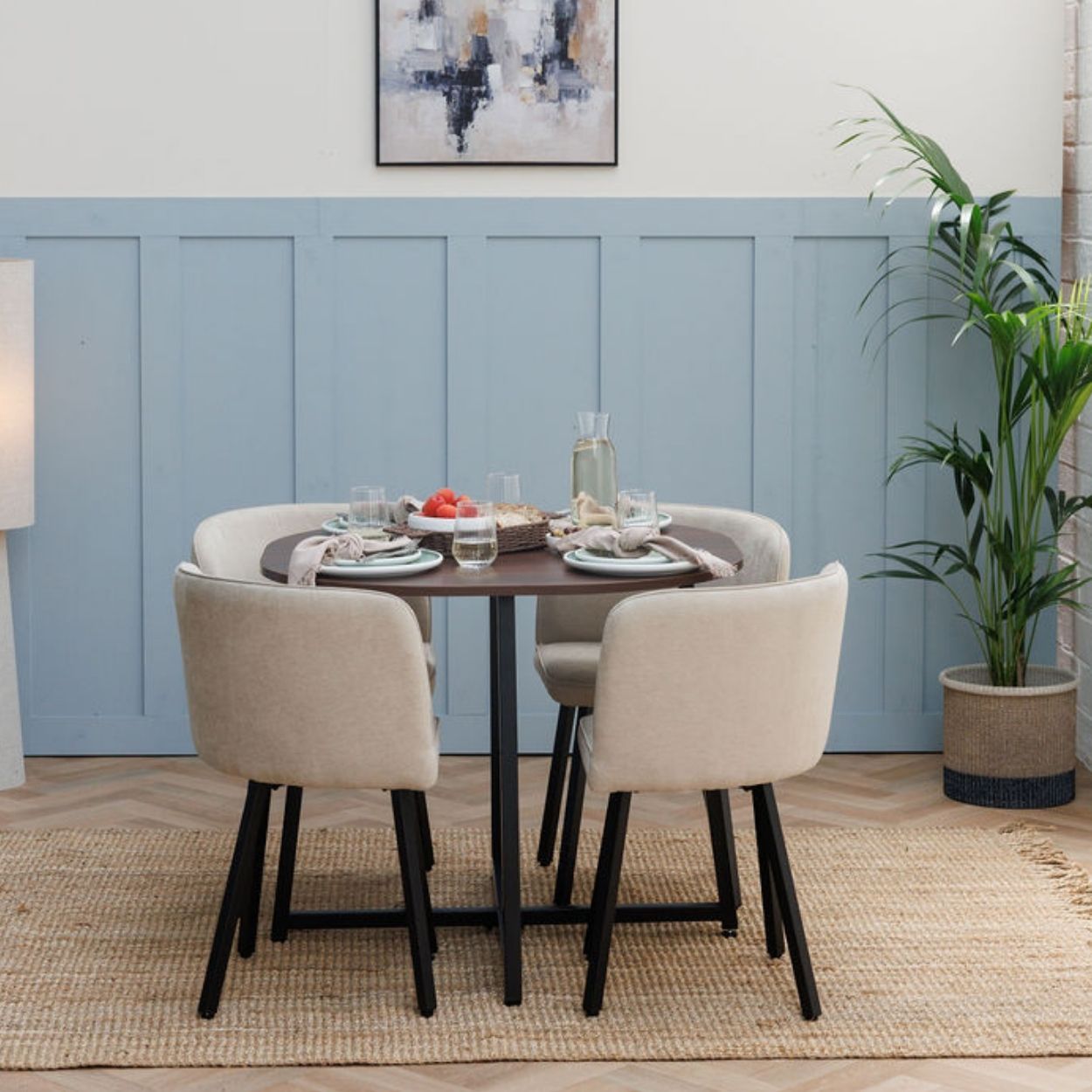 Dining set table and chairs