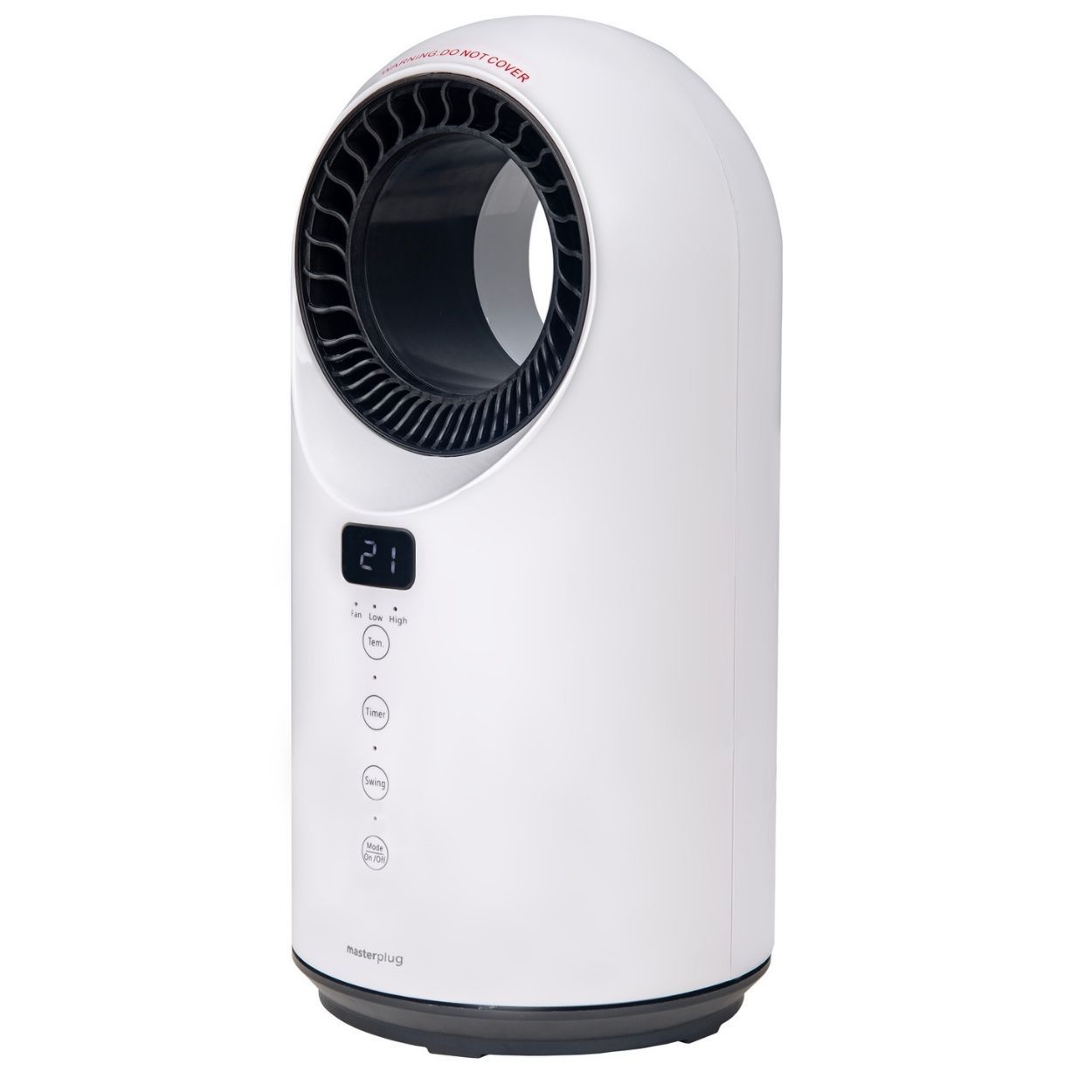 Masterplug Breeze SmartEnergy Bladeless Heater & Fan, 1500W, White