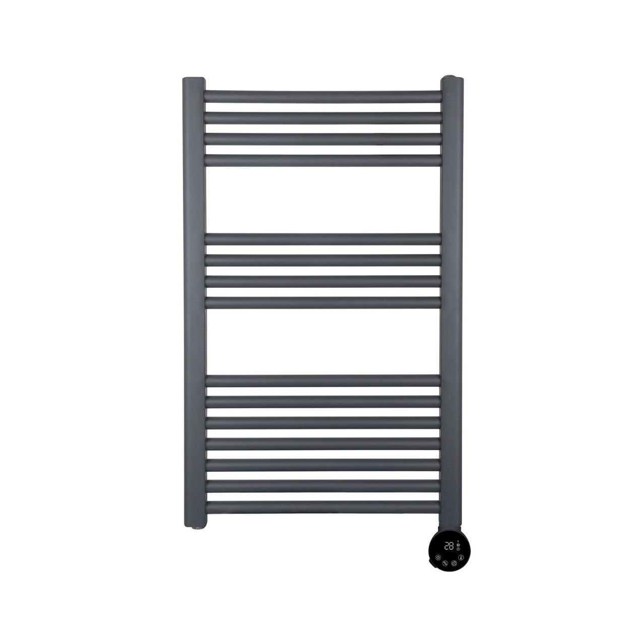 Masterplug SmartEnergy Heated Towel Rail Radiator, Wi-Fi, 500W, Grey
