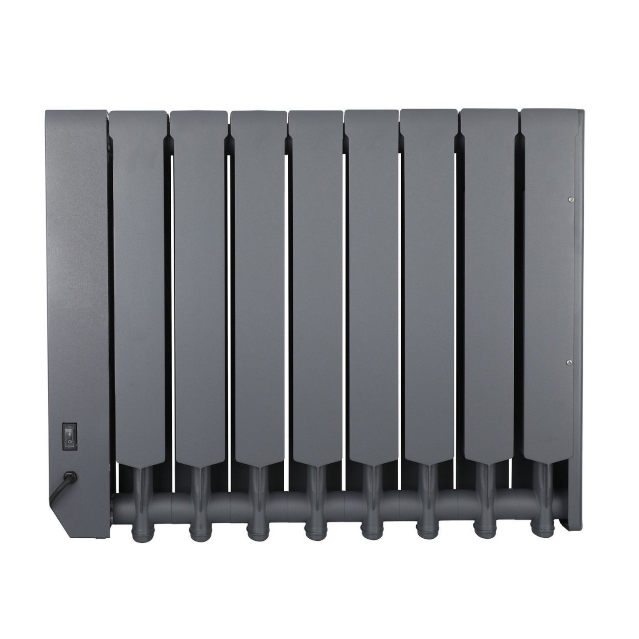 Masterplug SmartEnergy Wall Oil-Filled Radiator, Wi-Fi, 1500W, Grey