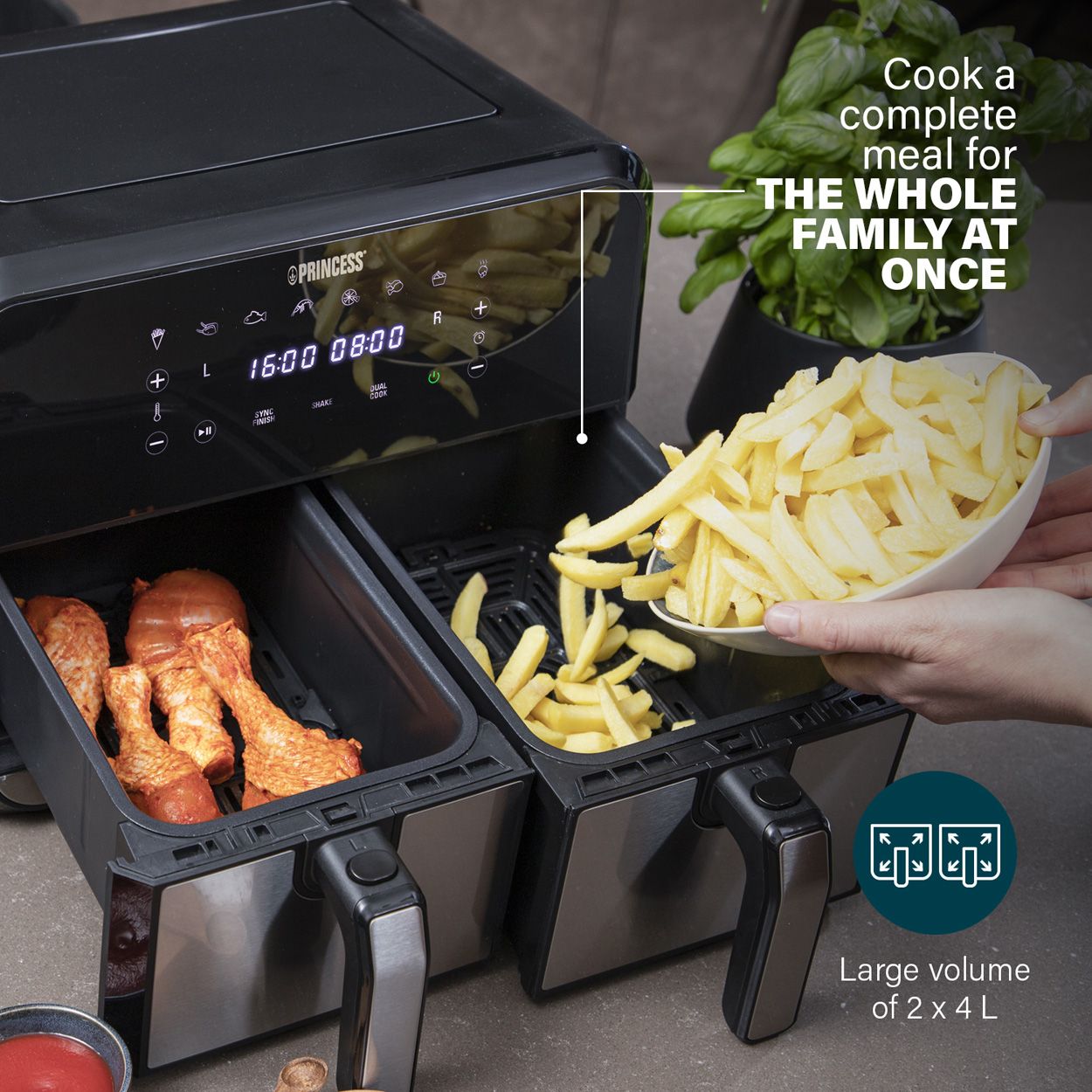 Double Basket Airfryer