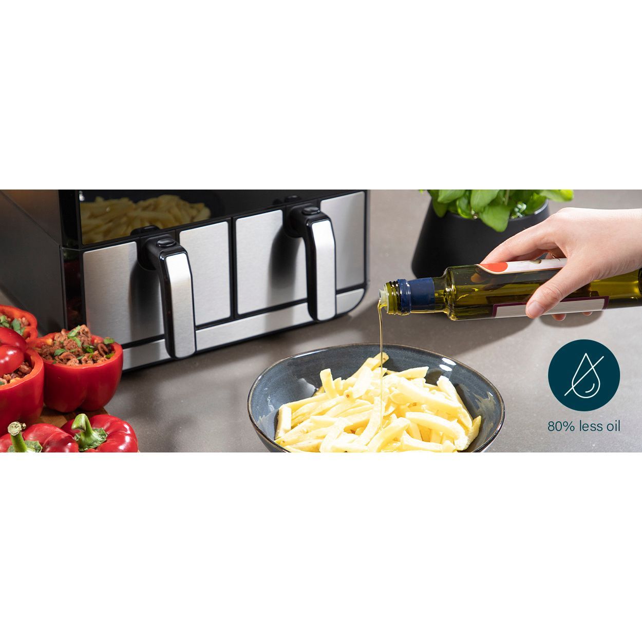 Double Basket Airfryer