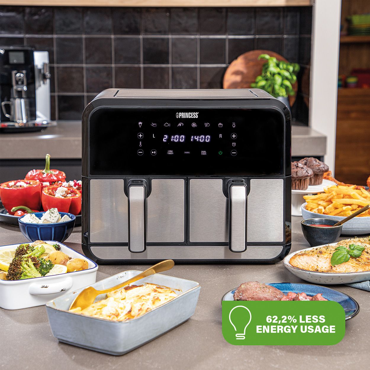 Double Basket Airfryer