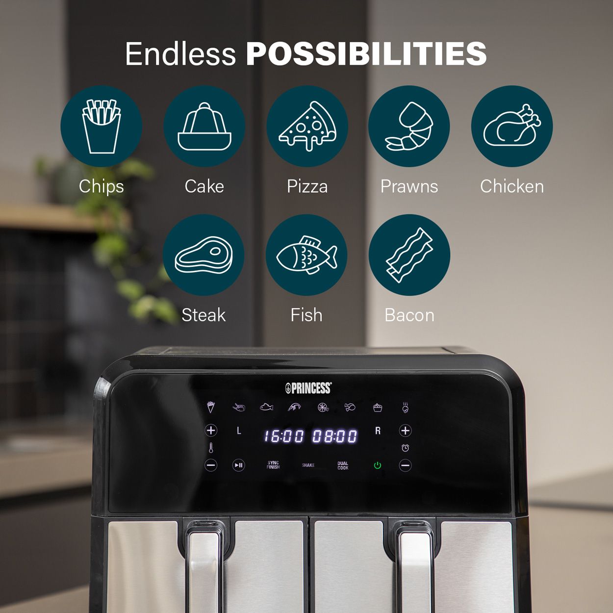 Double Basket Airfryer
