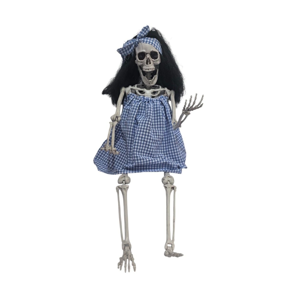Hanging Or Sitting Suited Skeleton Girl 60cm