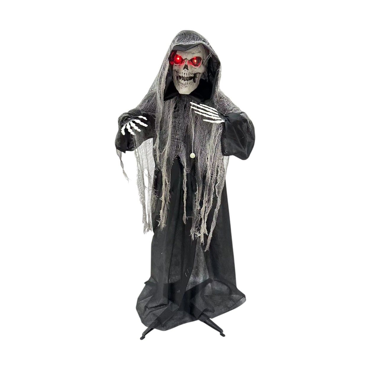 Lifesized Animated Standing Reaper With Sound 150cm