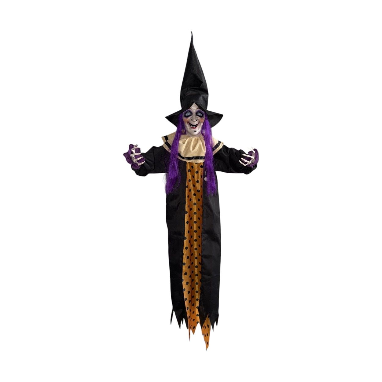 Hanging Shaking Witch With Sound&Light 183cm